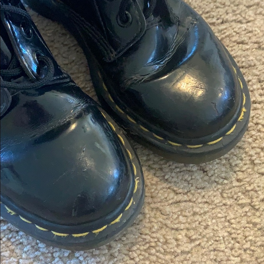 Dr Marten 1460 Patent Combat Boot - Picture 6 of 8